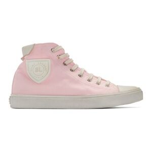 Saint Laurent Pink Bedford Hi-Top Sneakers